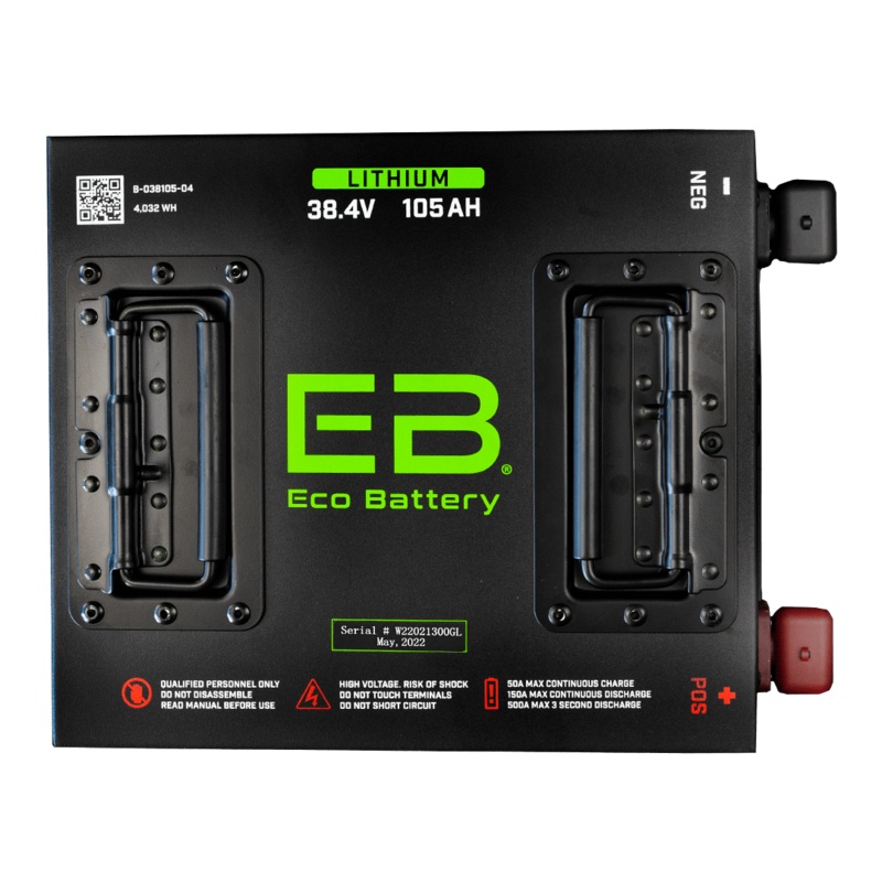 Eco Battery 38V 105Ah LifePo4 Golf Cart Battery “Cube”