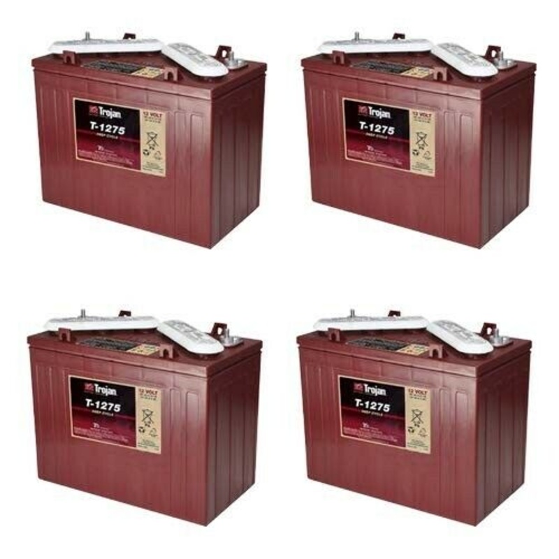 Trojan T-1275 Batteries – 12 Volt (4 Pack, 48V)