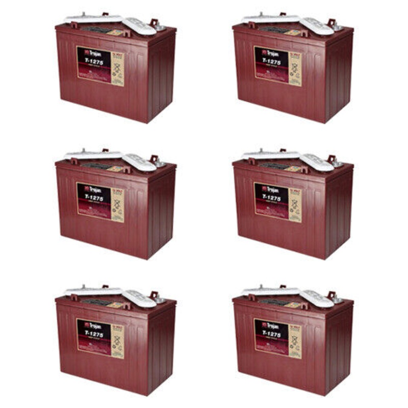 Trojan T-1275 Batteries – 12 Volt (6 Pack, 72V)