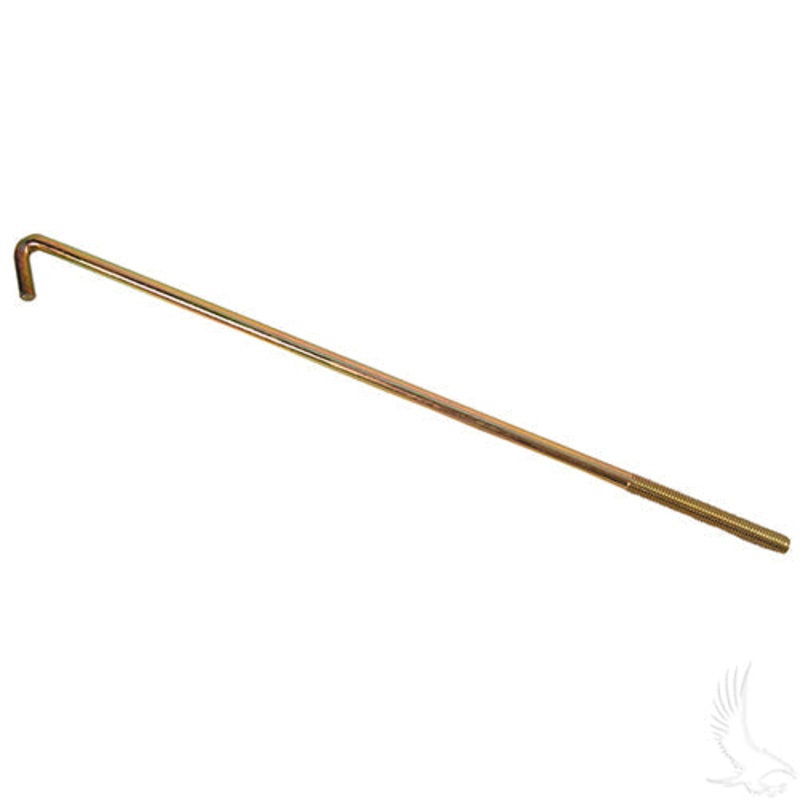 Yamaha G1-G22 Golf Cart Battery Hold Down Rod, J-hook 10.25″, Gas 1978+