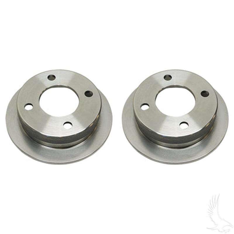 Golf Cart Brake Rotor Kit Set of 2 Replacement Rotors for Ausco Disc Brake Kits