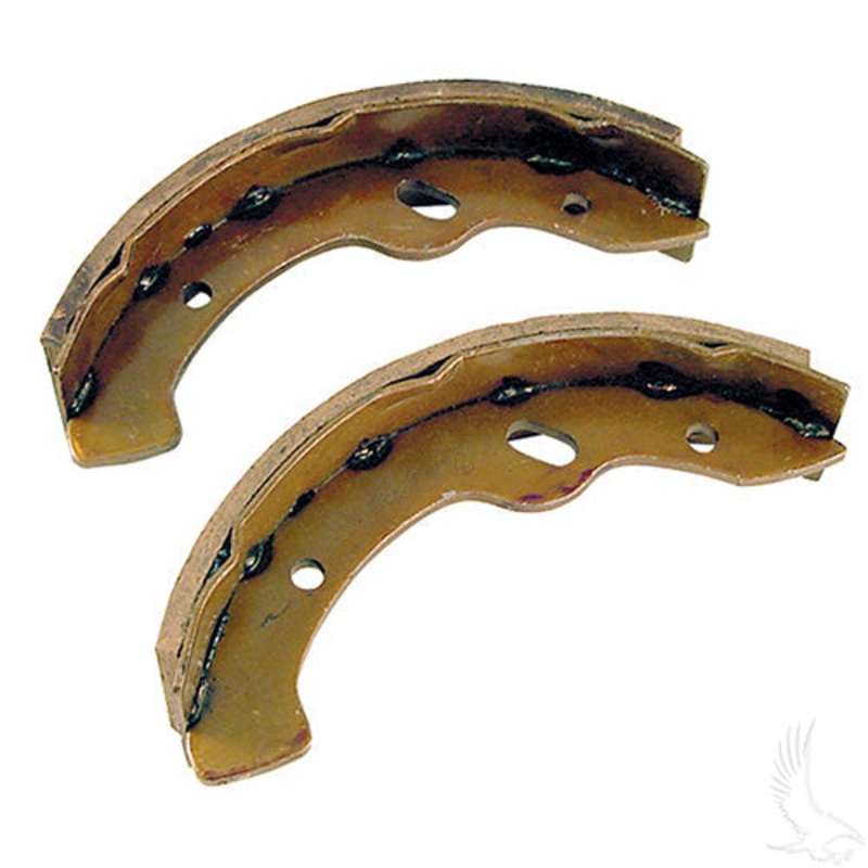 Golf Cart Brake Shoes SET OF 2 EZGO Gas 97-09/Elec. 96-09.5 Workhorse 96+ Yamaha G2-G22 94-06