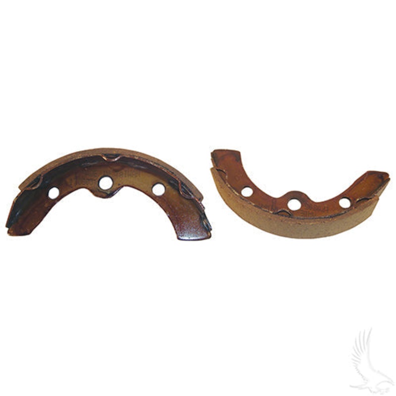 Golf Cart Brake Shoes SET OF 2 Long Rear E-Z-GO 87-96 09+ Club Car DS/Prec 95+ Yamaha G1/G2/G8/G9 82-93