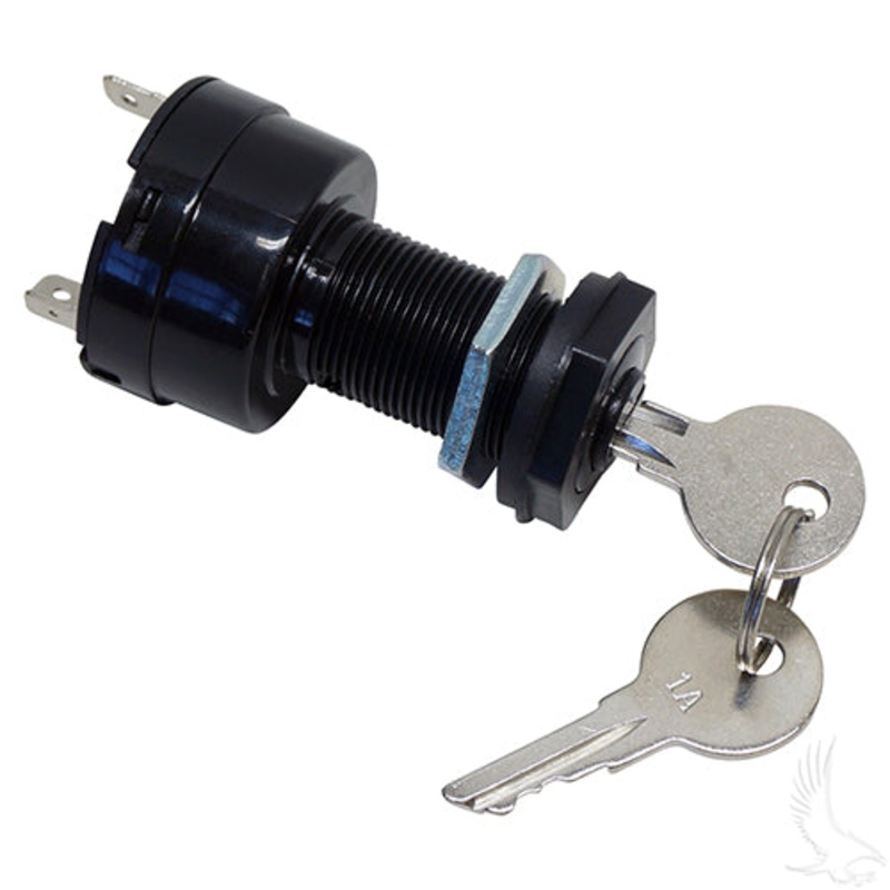 Club Car DS/Precedent/Tempo/Onward Gas Golf Cart Key Switch (Uncommon Key)