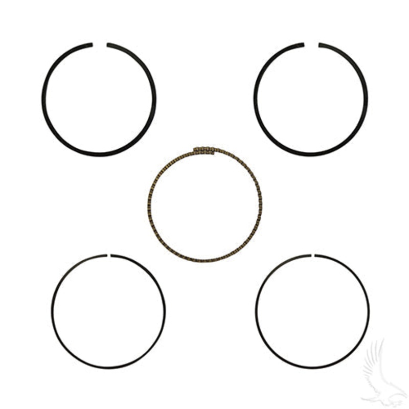 EZGO Golf Cart Piston Ring Set, +.25mm – 4-Cycle Gas 1992+ 350cc