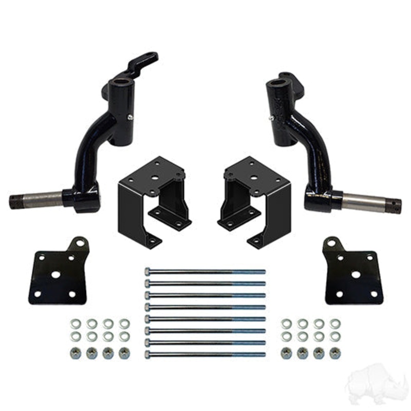 RHOX 6″ Golf Cart Drop Spindle Lift Kit, EZGO TXT Gas 19+ with EX1 Engine, Electric 01.5+