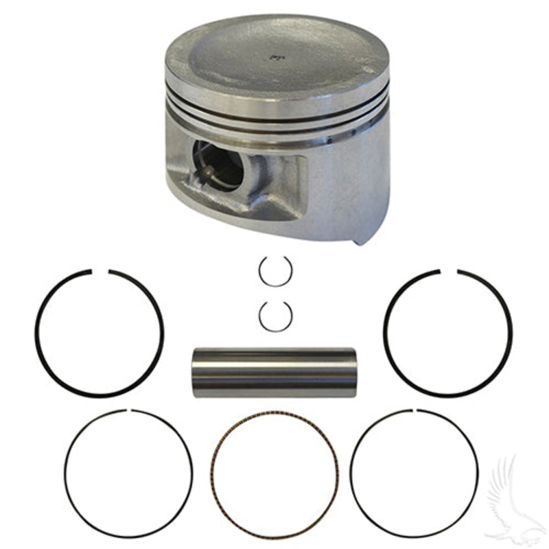 Yamaha G11, G16 Golf Cart Piston and Ring Assembly, +.25mm