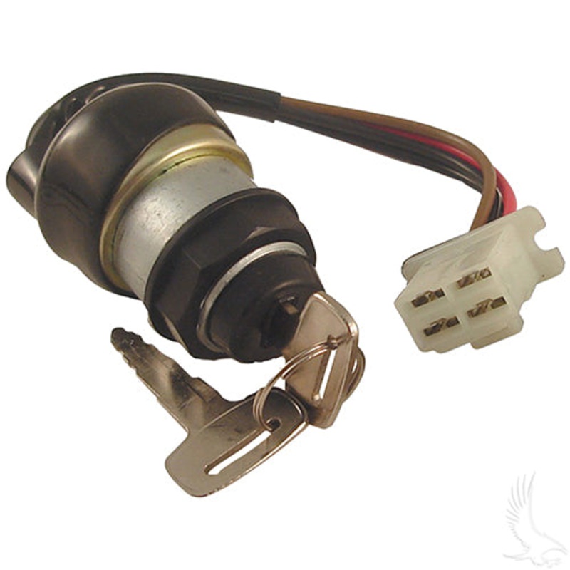 Yamaha G2/G8/G9/G11 Golf Cart Key Switch – 4-Cycle Gas & Electric 1985-1995