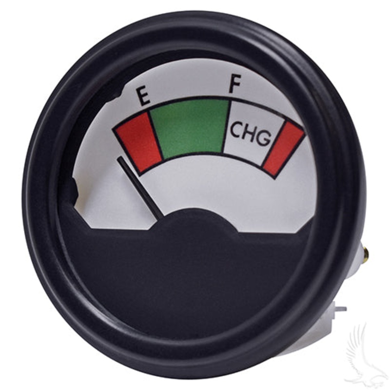 36 Volt Golf Cart Battery Charge Indicator – Round Analog Meter