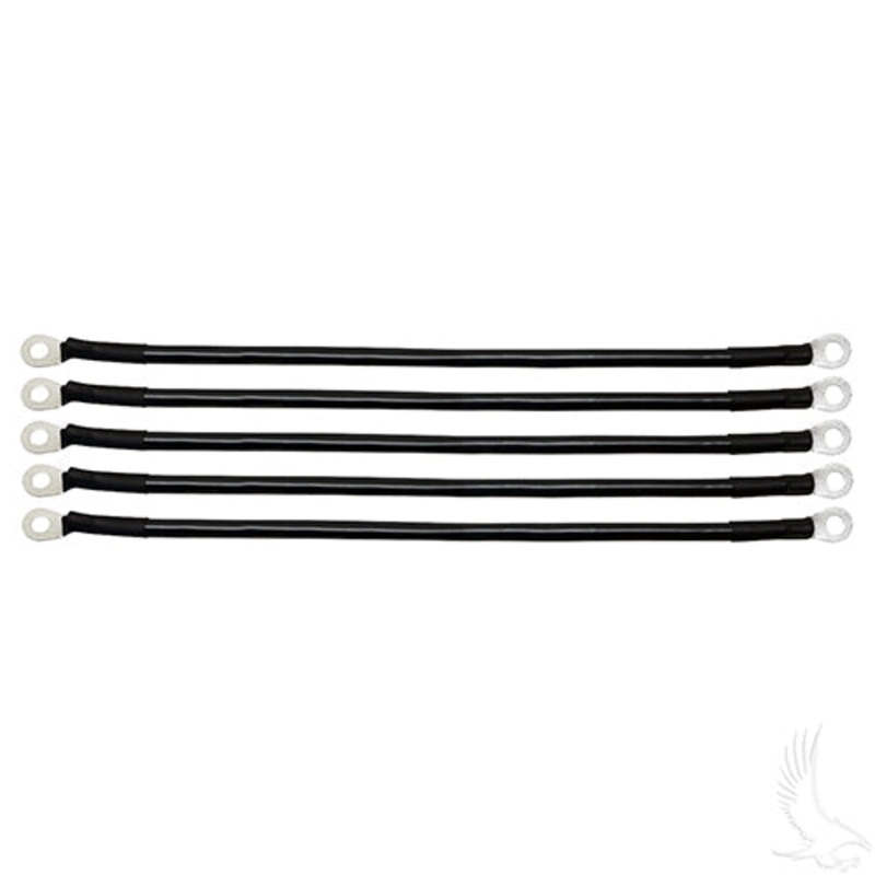 Golf Cart Battery Cable – BAG OF 5 – 14″ 4 Gauge Black