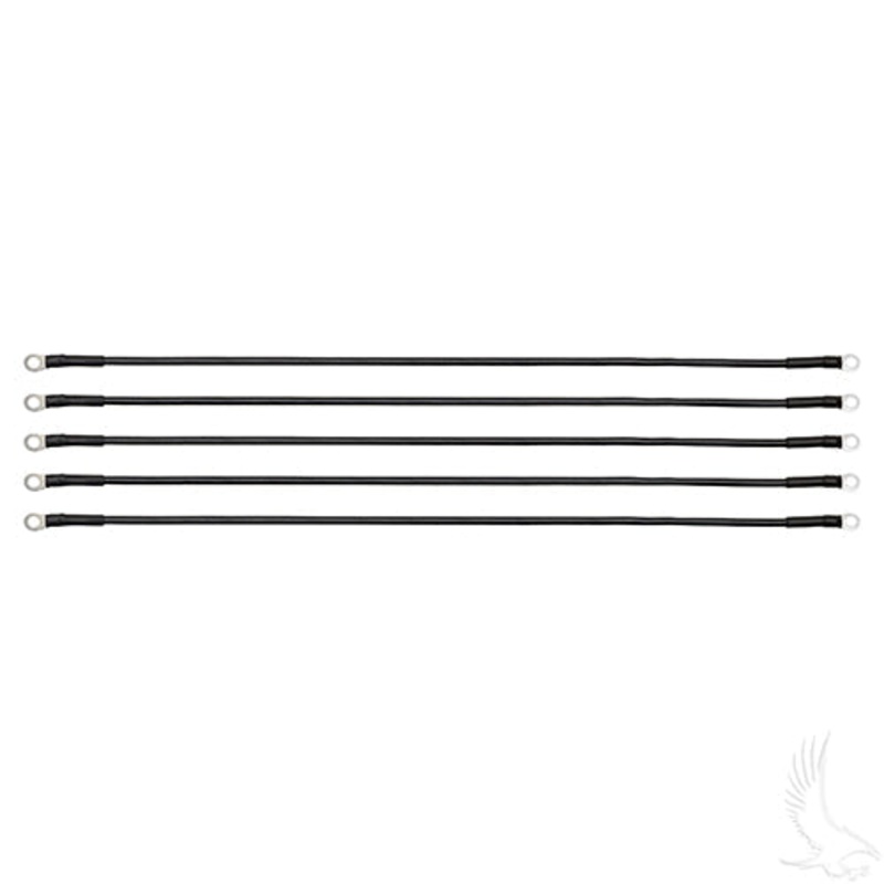 Golf Cart Battery Cable – PACK OF 5 – 26″ 6 Gauge Black