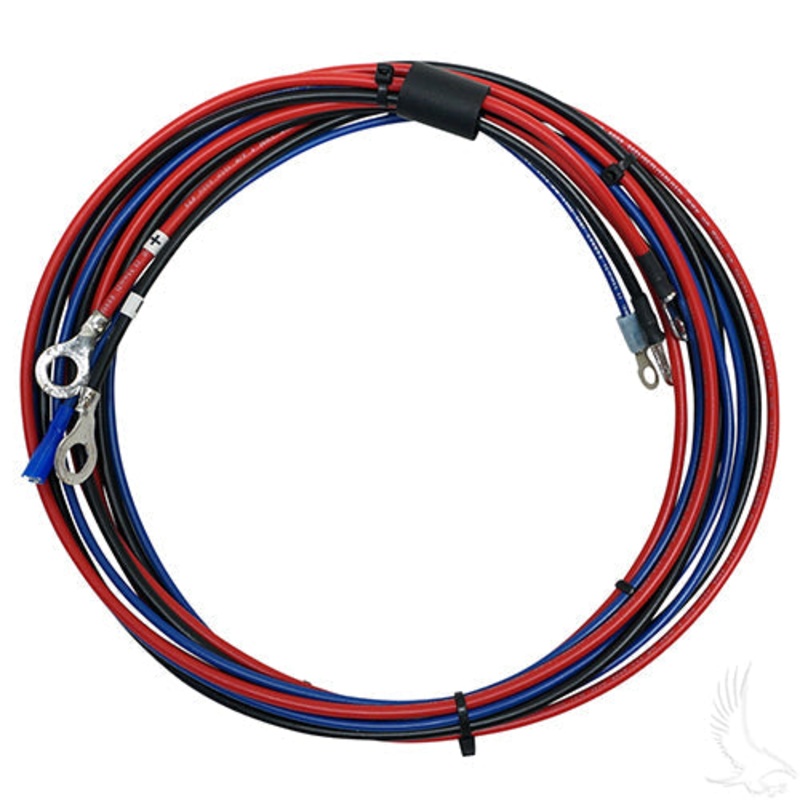 Golf Cart DC Wire Kit – 6′ On Board – 12 Gauge