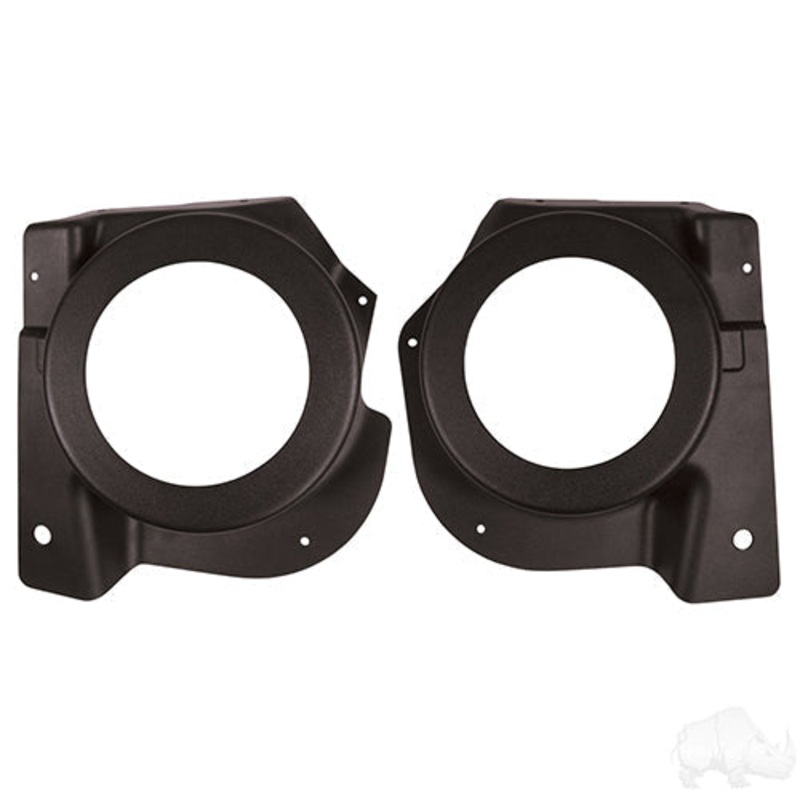Golf Cart Speaker Pod – SET OF 2 – Black ABS – EZGO RXV 08+