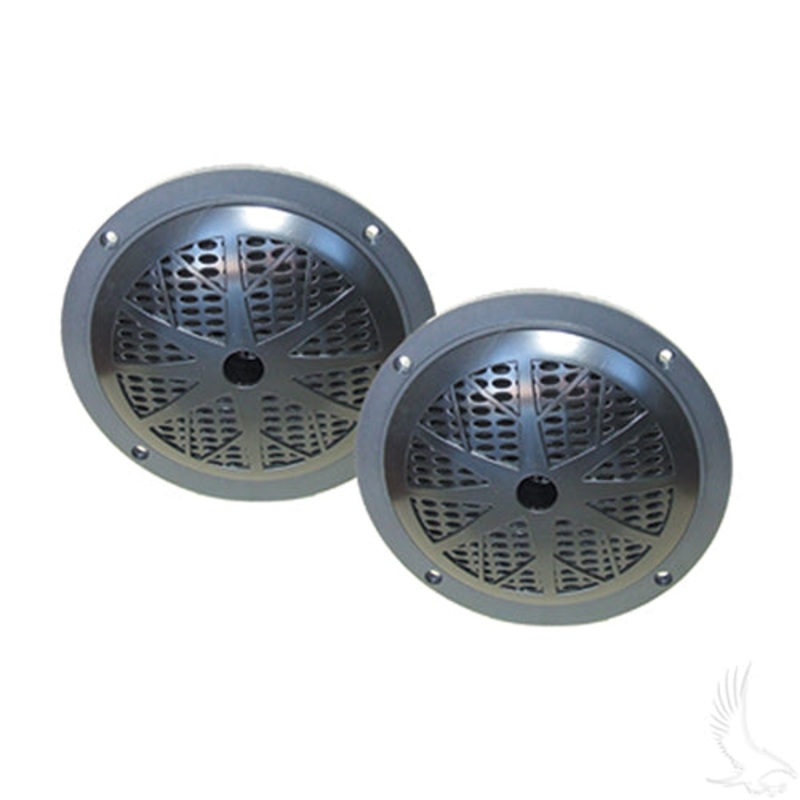 Pyle 5.25″ Golf Cart Black Speakers Only- Set of 2