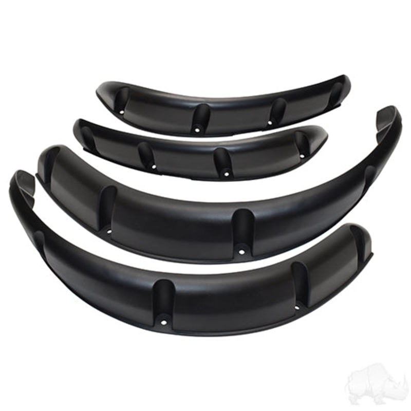 Club Car Tempo Golf Cart Fender Flares Kit – 3″ Wide Set of 4