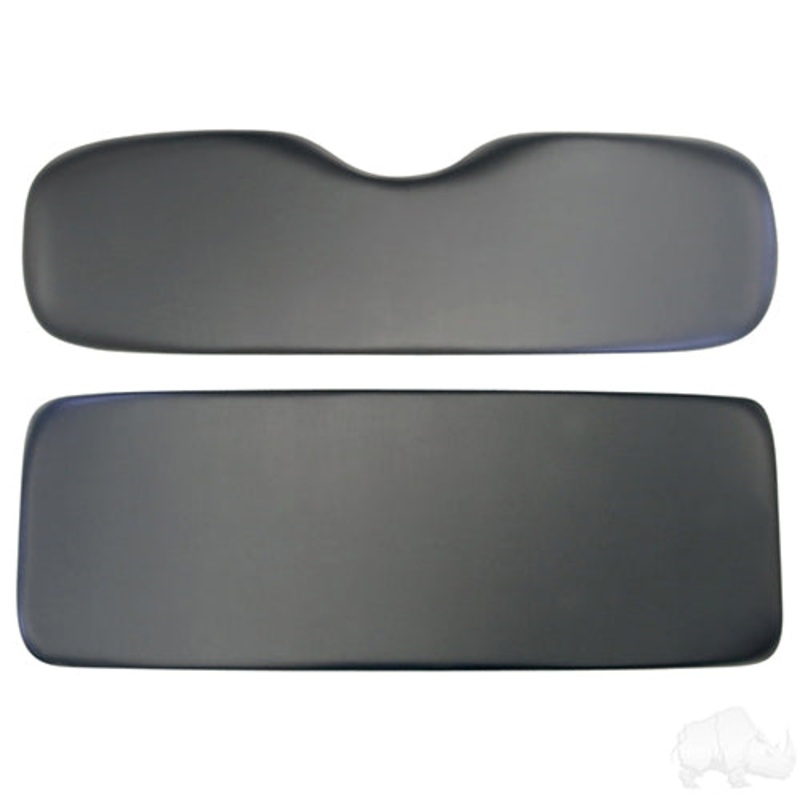 RHOX Rhino Golf Cart Cushion Set – Black Universal (No Welt Pattern)