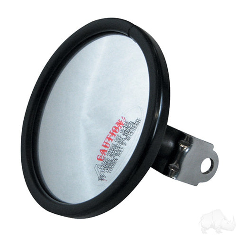 Round Side Golf Cart Mirror