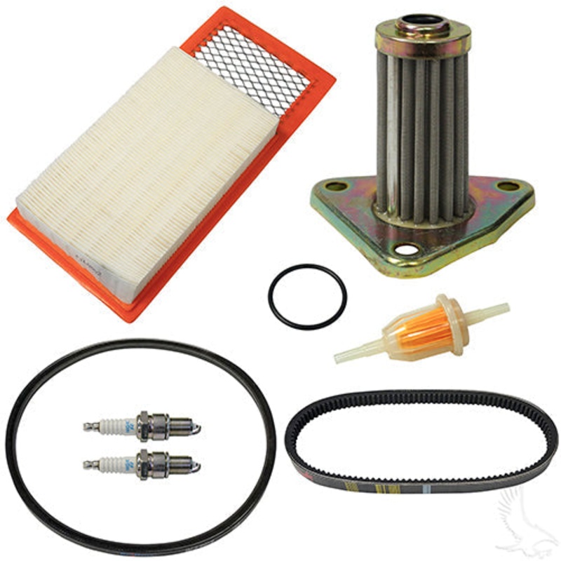 EZGO Golf Cart Deluxe Golf Cart Tune Up Kit – 4-Cycle Gas 1994-2005 With Oil Filter