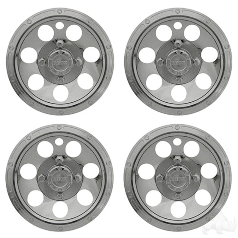 RHOX Wheel Cover – SET OF 4 – 10″ Beadlock A/T Chrome