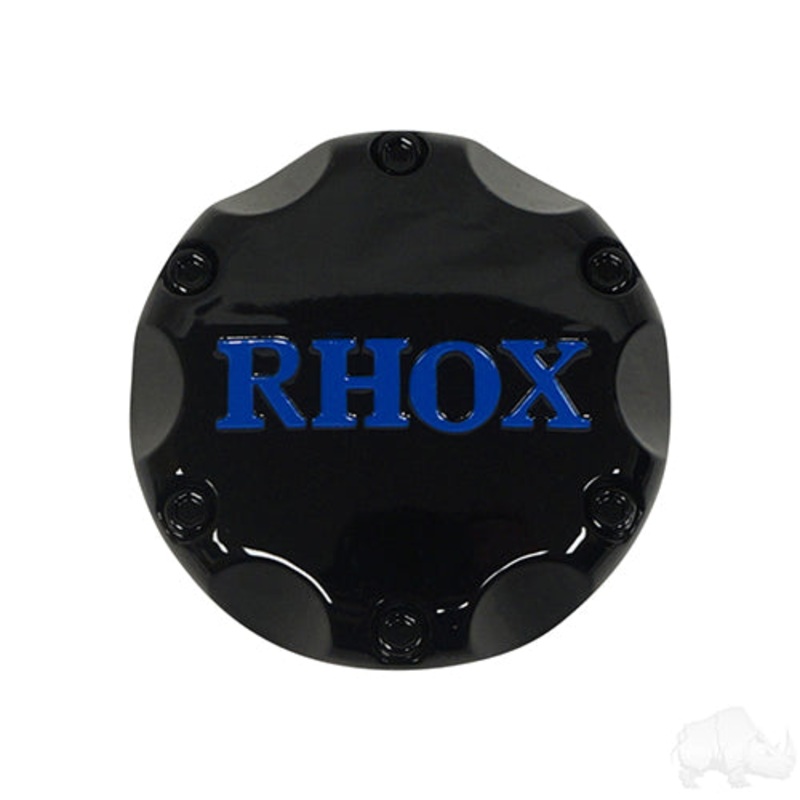 Center Cap –  RHOX Black with Blue