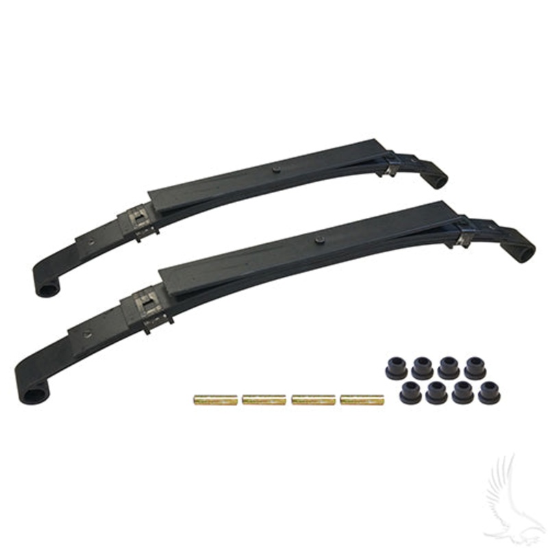Club Car DS Golf Cart Rear Heavy Duty 4 Leaf Spring Kit 1981+
