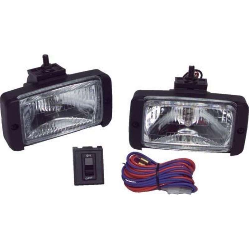 55 Watt. 12-Volt Halogen Headlight Set (Black Housing)