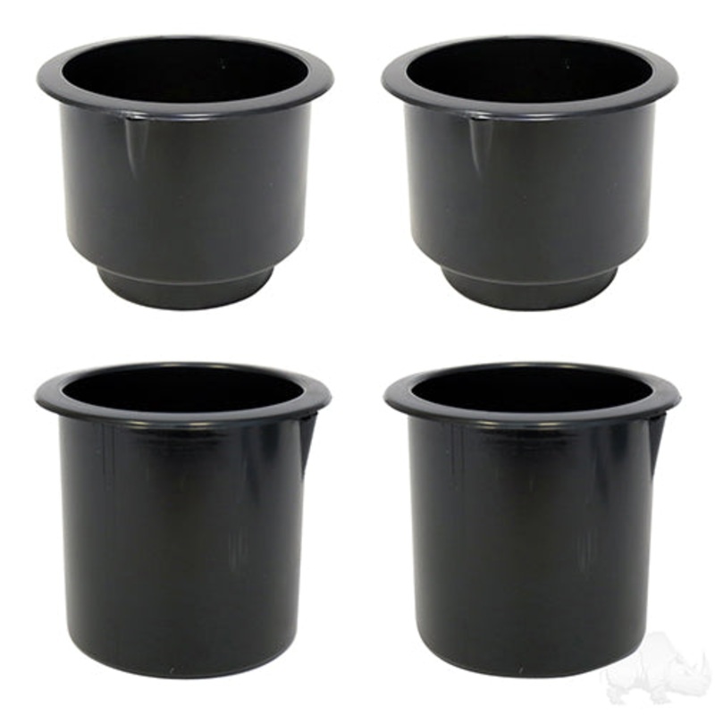 Golf Cart Dash Cup Insert SET of 4 –  Replacement –  Club Car DS