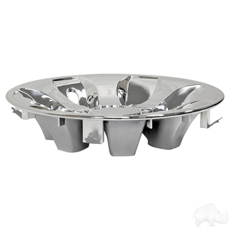 8″ RHOX Driver Chrome Golf Cart Wheel Cover/Hub Cap