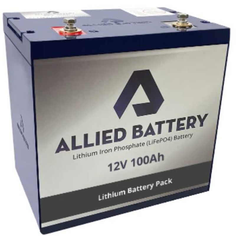 Allied Lithium 12V 100AH BATTERIES – MARINE, RV AND SOLAR STORAGE 200 AH (2 X 12V 100Ah) No Thank You No Thank You