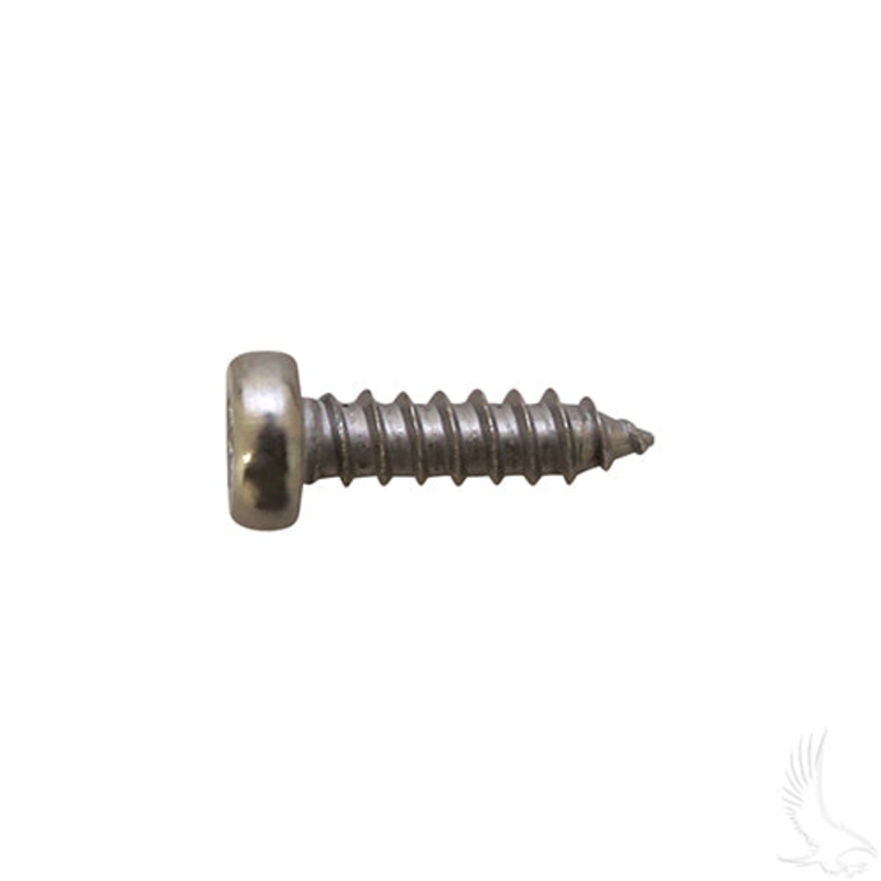 EZGO Golf Cart Stainless Steel Rear Access Panel Screw (BAG OF 10)