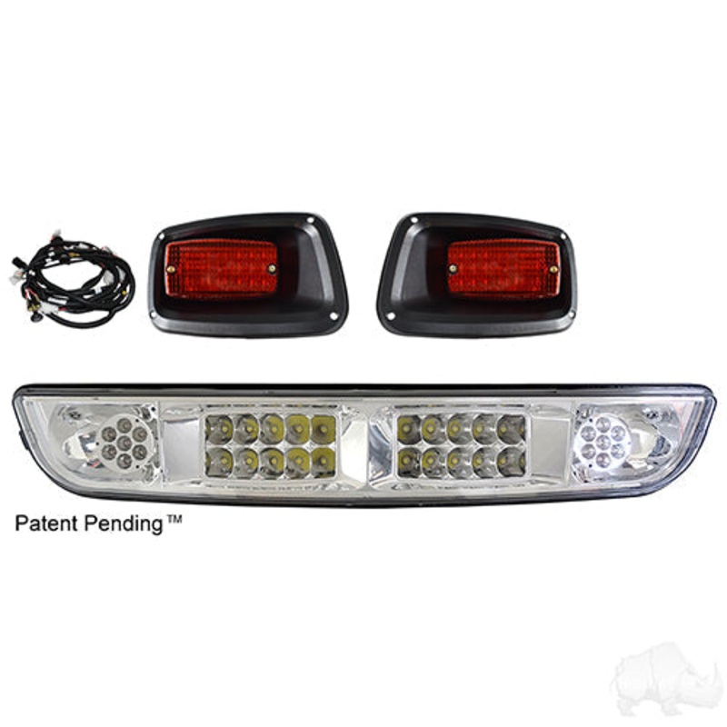 EZGO TXT Golf Cart Light Kit – Basic Regular or LED Lights Bar