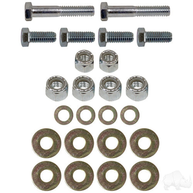 Golf Cart Seat Belt Bracket Hardware Kit