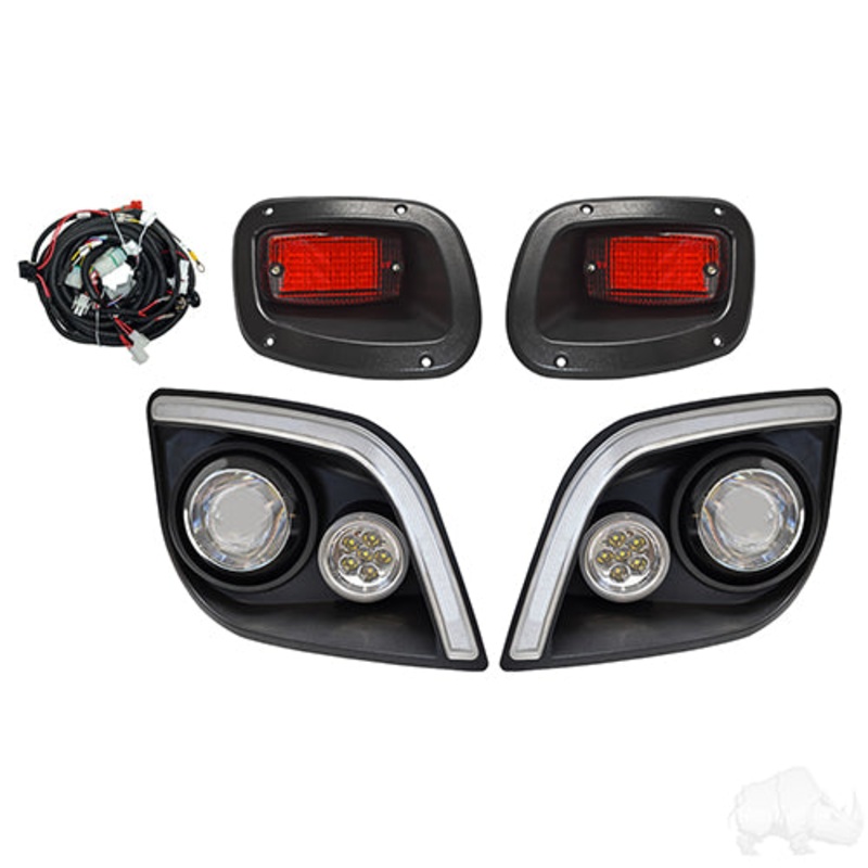RHOX LED Light Kit w/ RGBW LED Running Lights and Plug and Play Harness – EZGO Express – 12-48V