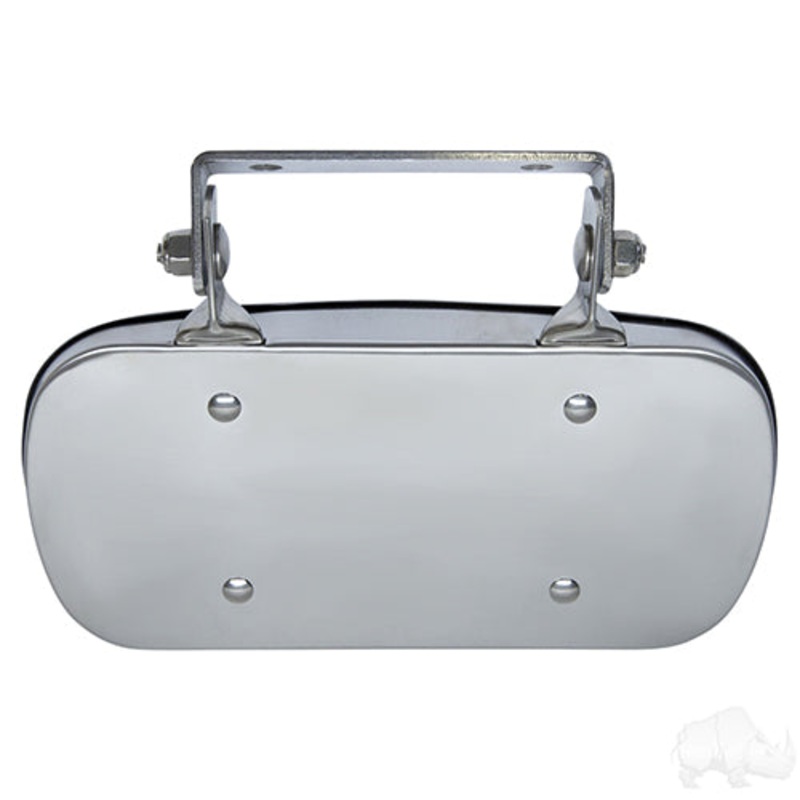 Universal 180 Degree Convex Roof Mount Mirror – Stainless Steel