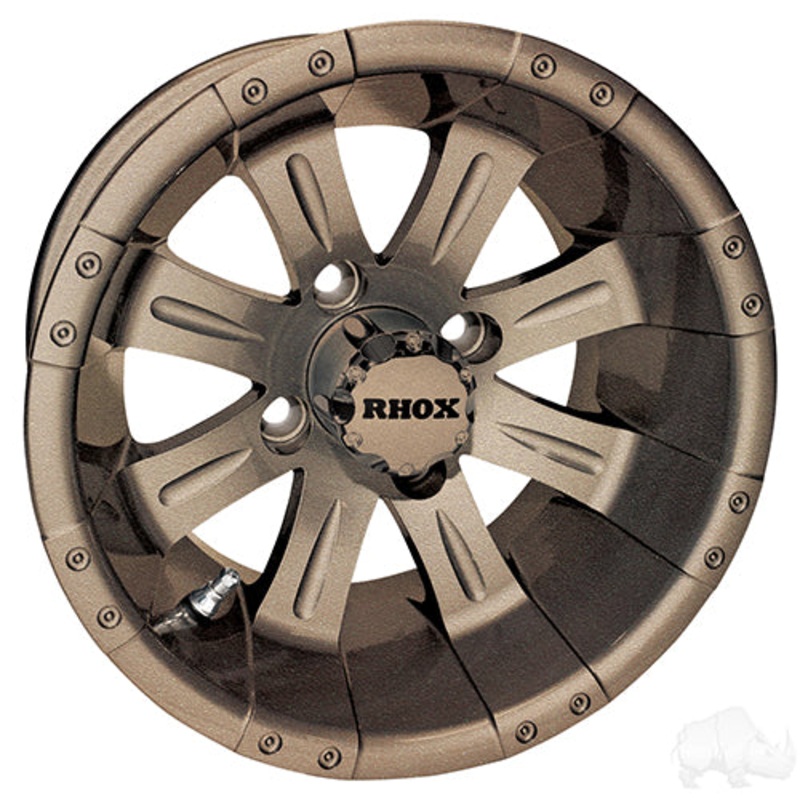 12” RHOX Vegas Golf Cart Wheel – Halcyon – 12×7 ET-25
