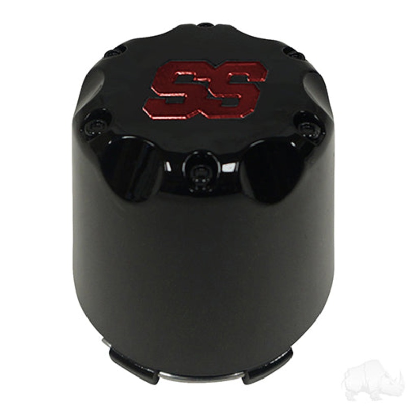 Center Cap – Black with Red SS