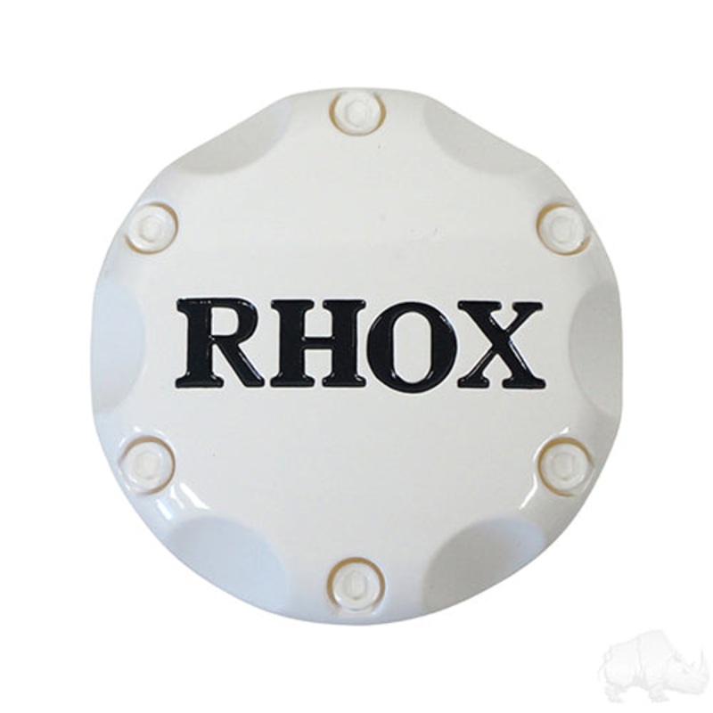 Center Cap – White with Black RHOX