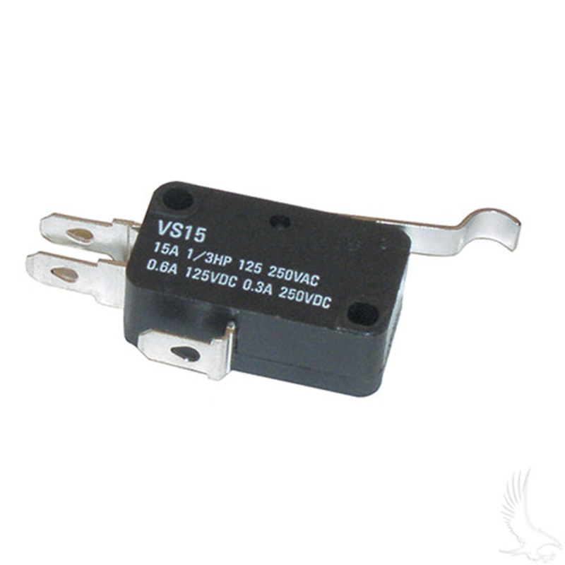 Club Car DS/Precedent/Tempo/Onward Golf Cart 3 Terminal Micro Switch – Gas 1984+ – Electric 1980+