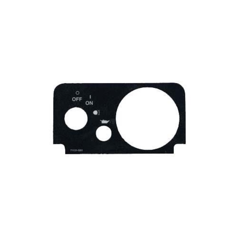 Console Label For Fuel & Oil Light For Fleet (Years 2010-Up)