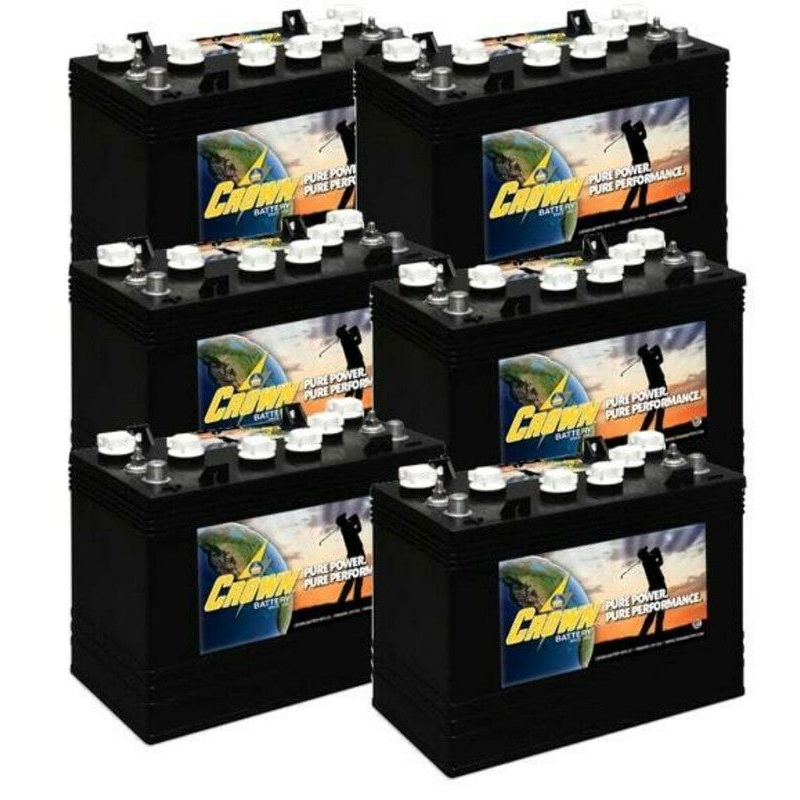 Crown Battery CR-GC150 12Volt/150Ah (6 Pack, 72V)