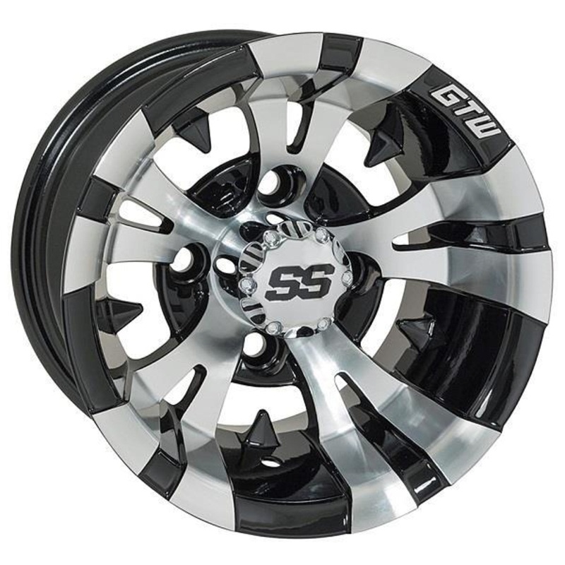 GTW Vampire 10×7 Machined & Black Wheel (3:4 Offset)