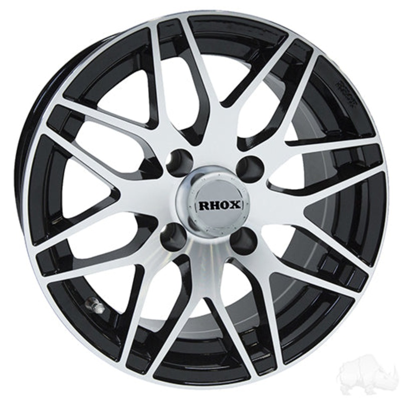 RHOX RX177 – Machined Black – 13×6 Centered