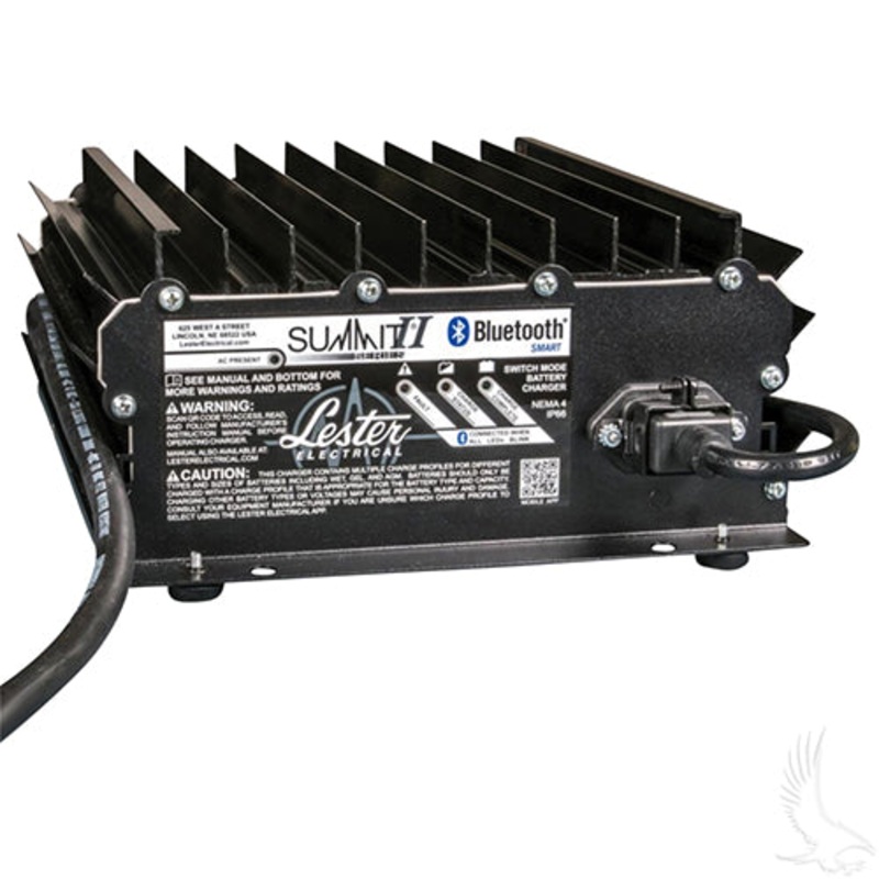 Golf Cart Battery Charger – Lester Summit Series II – 36-48V Auto Ranging Voltage 13-18A – On-Board