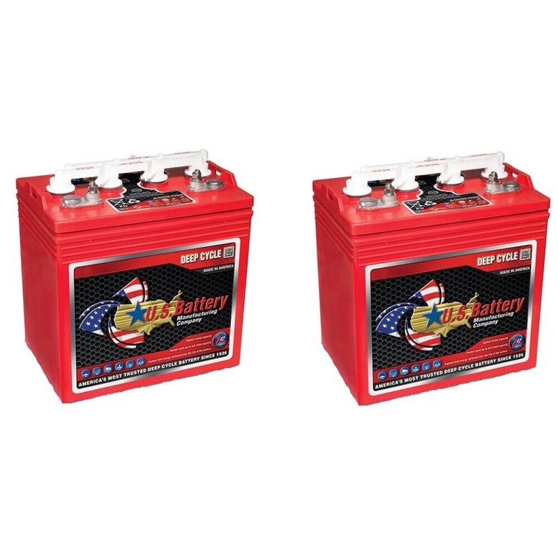 US Battery 8 Volt Golf Cart Battery 8V/170Ah (2 Pack, 16V) – 8VGC XC2