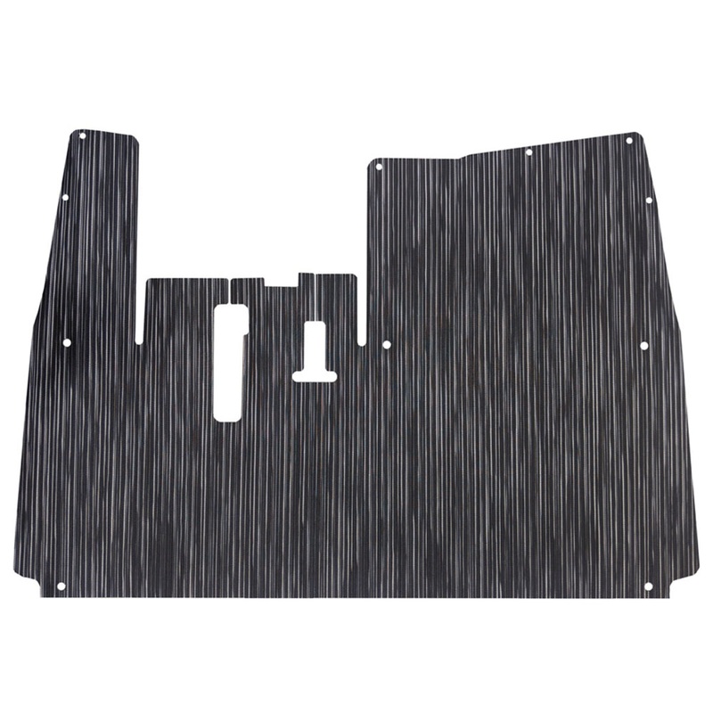 Chilewich Premium Yamaha Black Ribweave Floor Mat (Model Drive2)