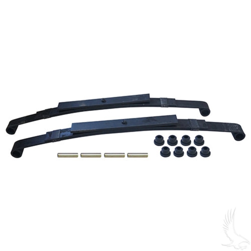 EZGO TXT Golf Cart Rear Dual Action Leaf Spring Kit – Electric 1996+ – Gas 1996-2008