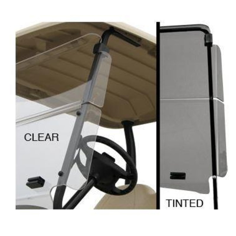 Tinted E-Z-GO RXV Winged Windshield (Years 2008-Up)