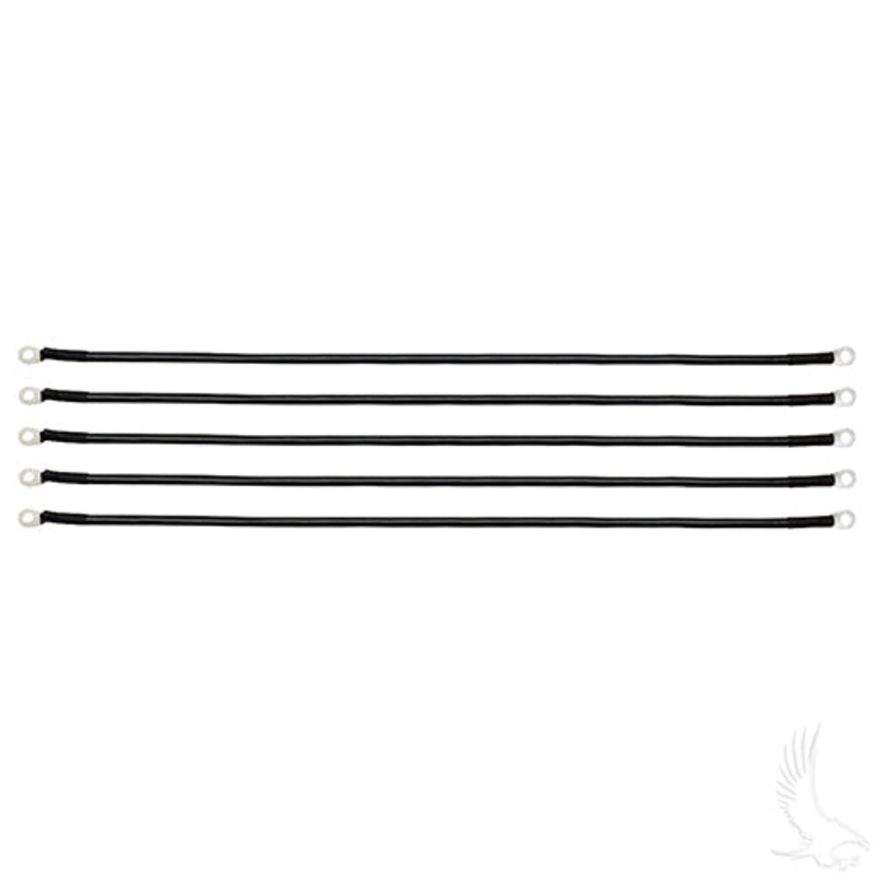 Golf Cart Battery Cable – PACK OF 5 – 26″ 4 Gauge Black