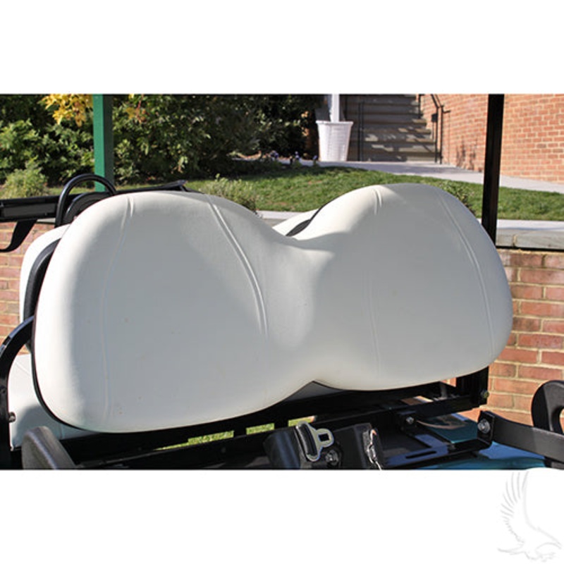 Golf Cart Seat Back Assembly – White – Club Car Tempo – Precedent
