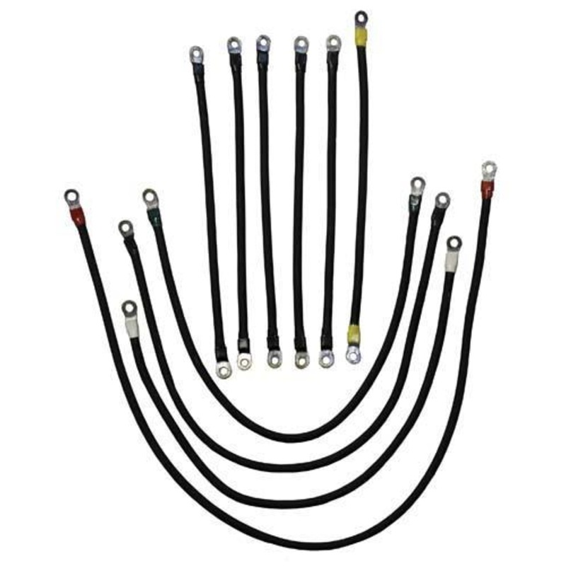 4 Gauge 600A Weld Cable Set For Club Car iQ